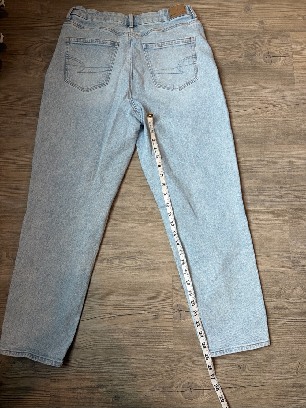 American Eagle Outfitters Pale Blue Ankle Jeans - Picture 4 of 6